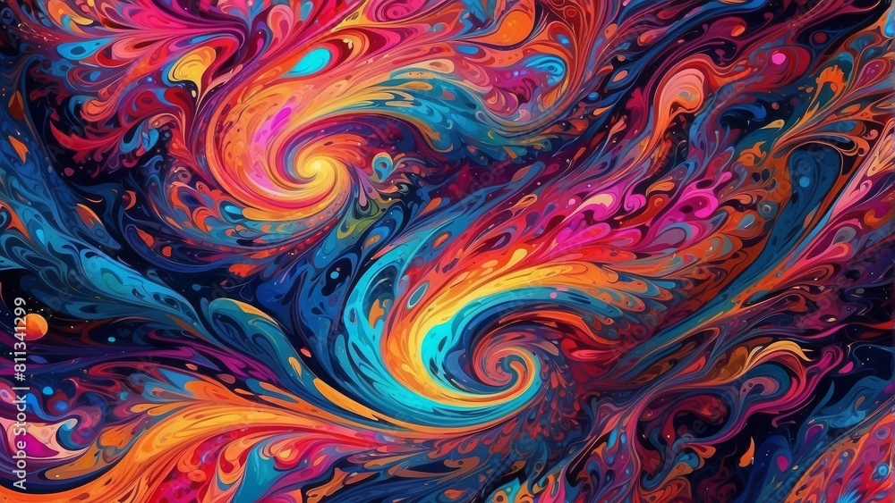 螺旋形のアブストラクト背景素材,Generative AI AI画像 螺旋形のアブストラクト背景素材,Generative AI AI画像