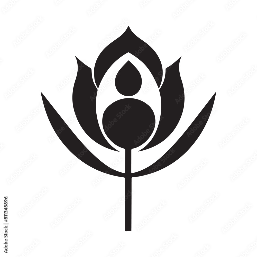 Flowers vector black and white flat design line art. White background. Flowers vector black and white flat design line art. White background.