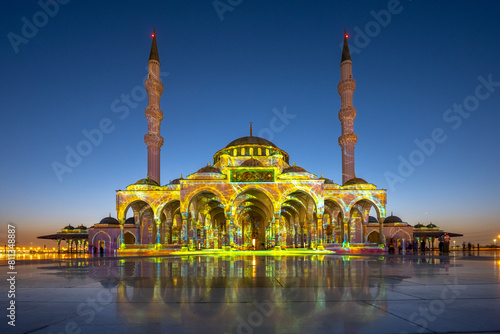 Wallpaper Mural mosque at night Torontodigital.ca