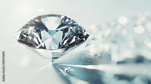 A diamond is shown on a white background.