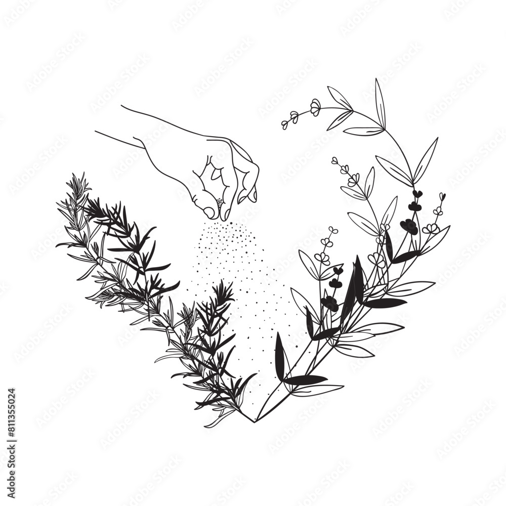 Practical Magic Svg, Salt Rosemary Lavender Love Svg, Sally Quote Svg