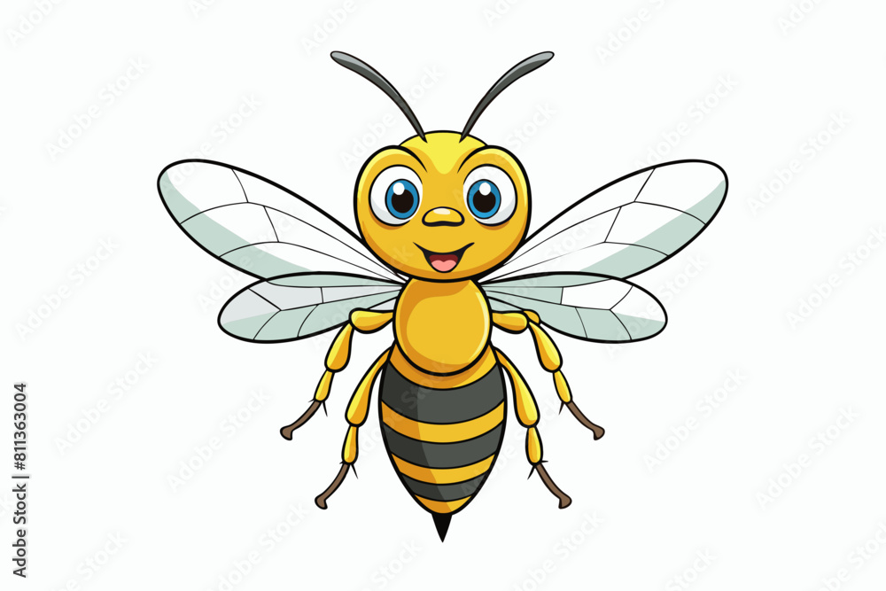 bee cartoon vector illustration bee cartoon vector illustration