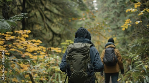 Wallpaper Mural Forest immersion experience during a nature hike Torontodigital.ca