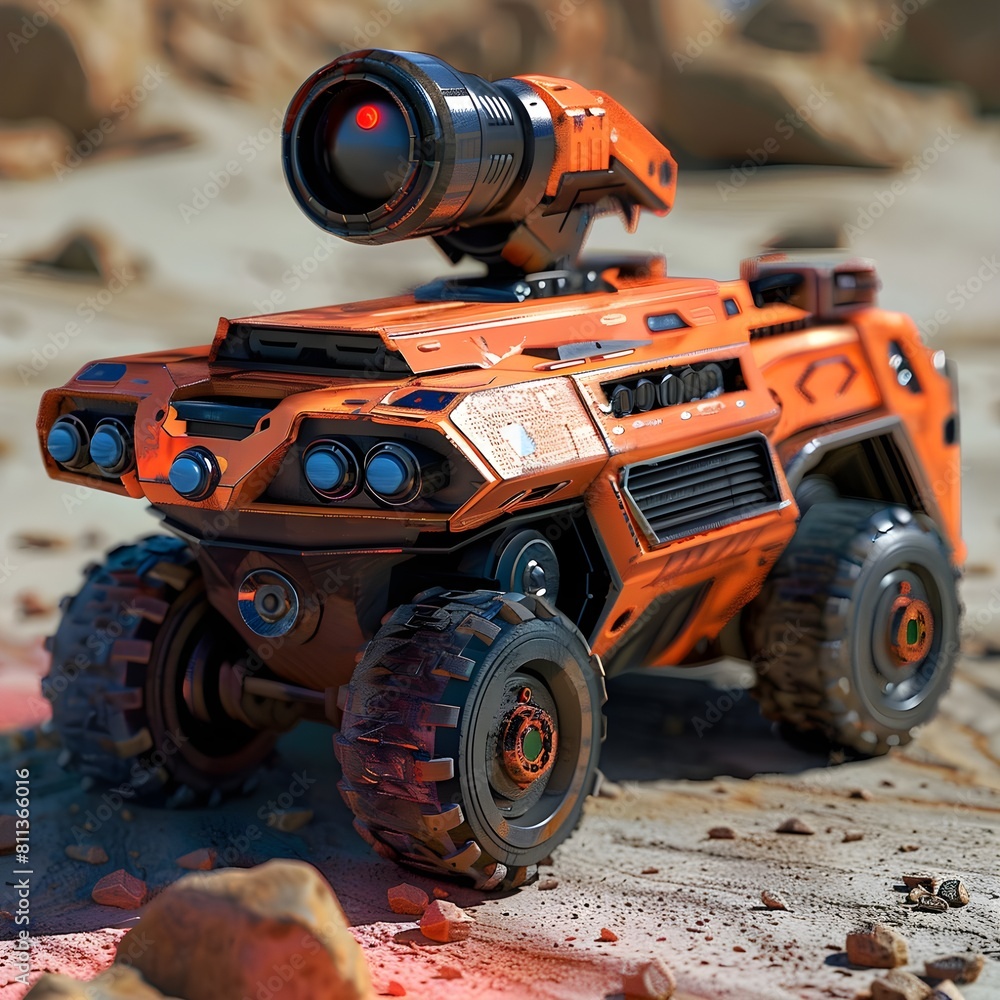 Fototapeta premium Robotic Exploration Rover