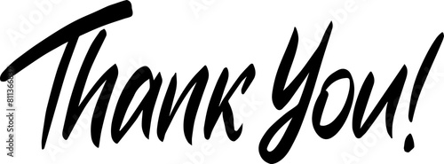Thank You Lettering Concept. Thanks Brushpen Italic Oblique font vector. Calligraphy script. Expressive Fancy slanted Hand written typeface. Thanksgiving day.