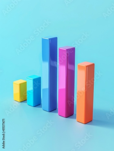 Free Download Incremental Increase in Remote Work Adoption Across Various Industries Visualized through Striking 3D Bar Graphs - GFXLoad