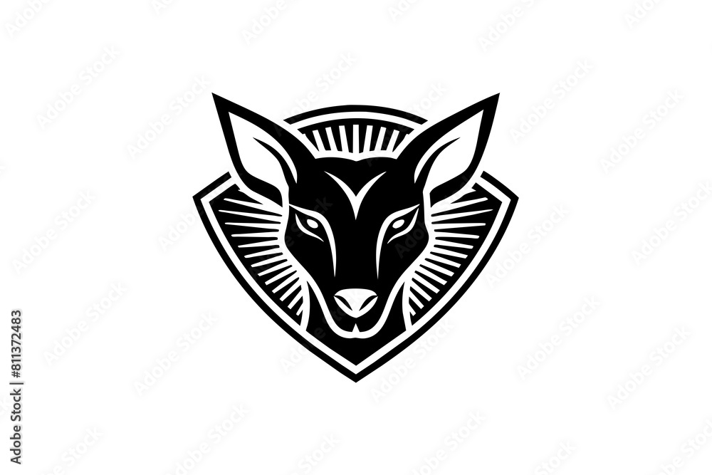 cow head outline silhouette for poster, business, or logo purposes vector illustration cow head outline silhouette for poster, business, or logo purposes vector illustration