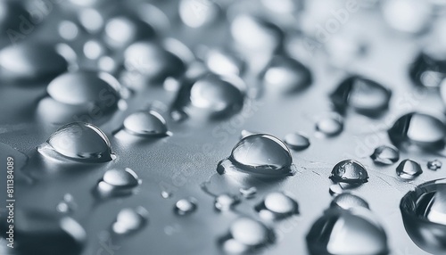 water drops and ice background