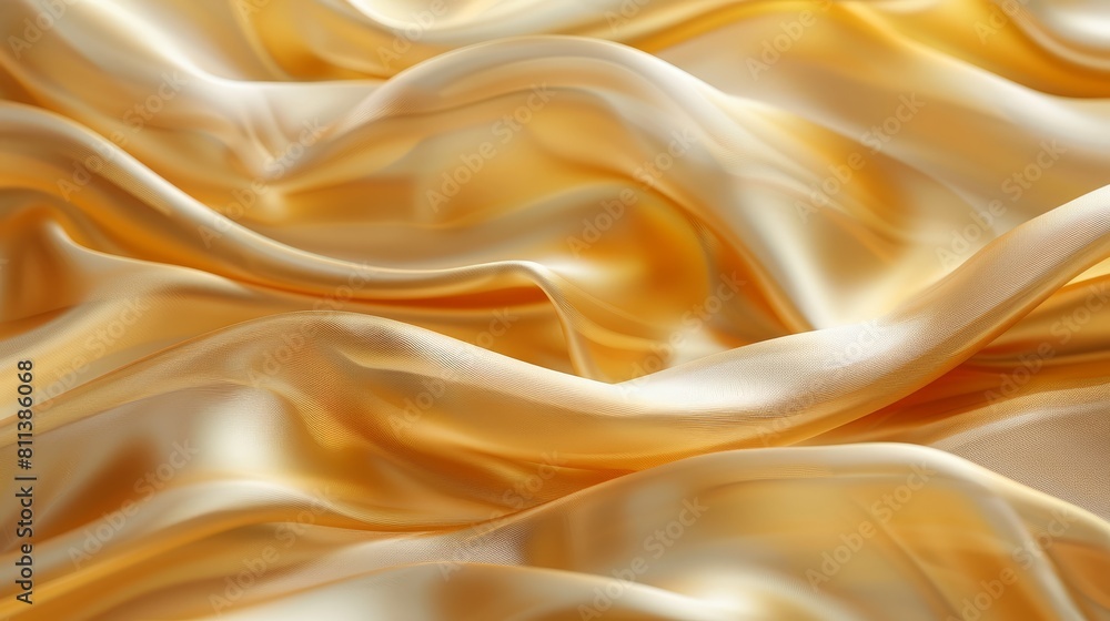 Obraz premium Abstract background with golden waves
