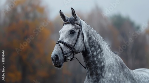 Portrait of a beautiful 3 year old Budyonny horse