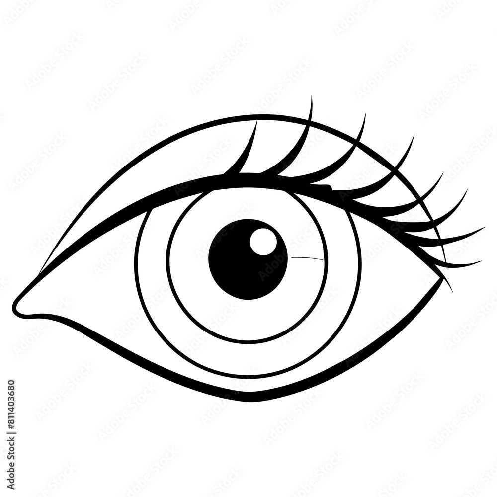Obraz premium Captivating Eye Vector Art: Stunning Designs to Elevate Your Visuals