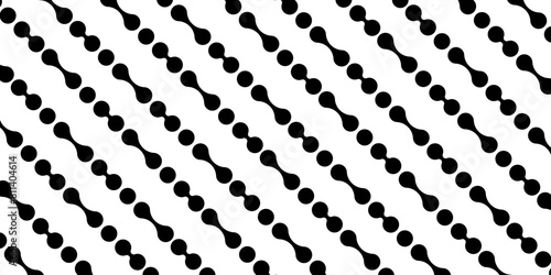 Modern abstract background with liquid elements pattern. Rounded halftone transition lines. Vector EPS 10