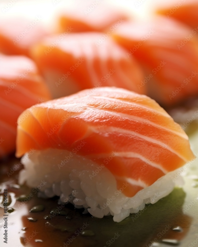 Assorted Sushi with Salmon, Tuna, and Yellowtail
Assorted Sushi with Salmon, Tuna, and Yellowtail