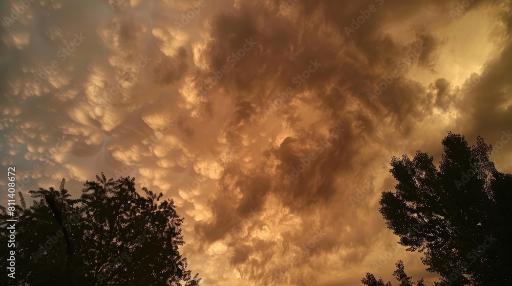 Fototapeta premium Sky appearance following a thunderstorm