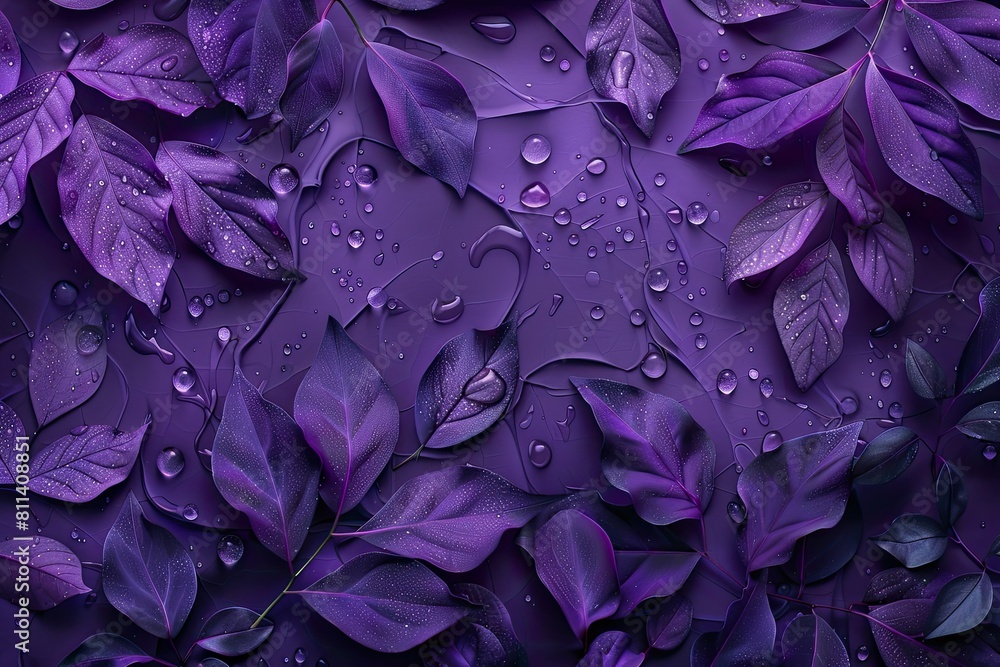 beautiful fresh purple wallpaper desktop with curved plants and droplets of water beautiful fresh purple wallpaper desktop with curved plants and droplets of water