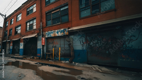 Crime Ridden Urban Garage © Outlier Artifacts