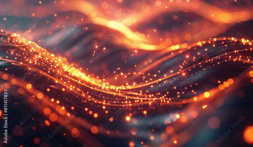 Abstract futuristic visualization lines, glowing patterns, modern aesthetic, creative, created with AI Abstract futuristic visualization lines, glowing patterns, modern aesthetic, creative, created with AI
