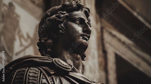 plaster statue of Alexander the Great by day photo