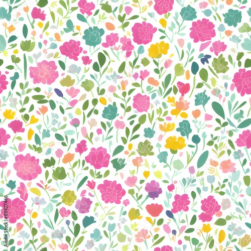 seamless pattern with flowers © 호진 임