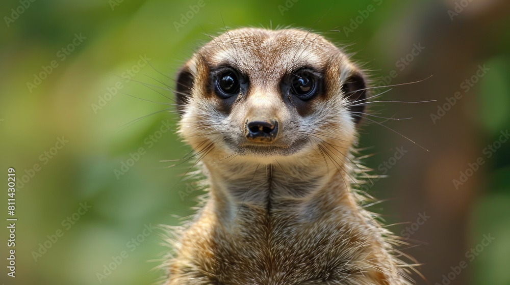 Meerkat in its natural habitat and captivity Meerkat in its natural habitat and captivity