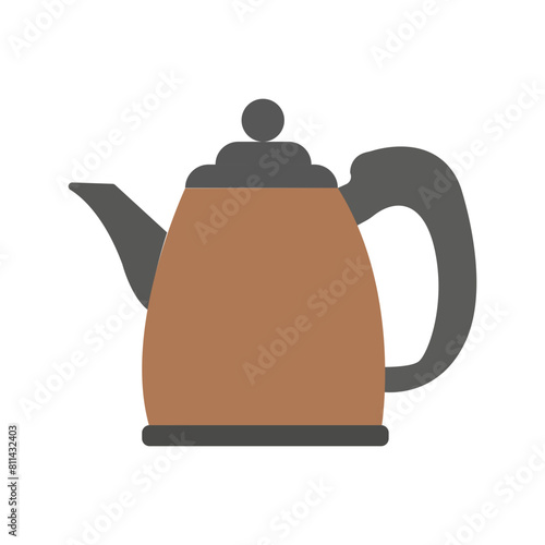 Vector kettle design illustration.