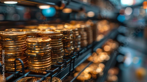 coins on the table