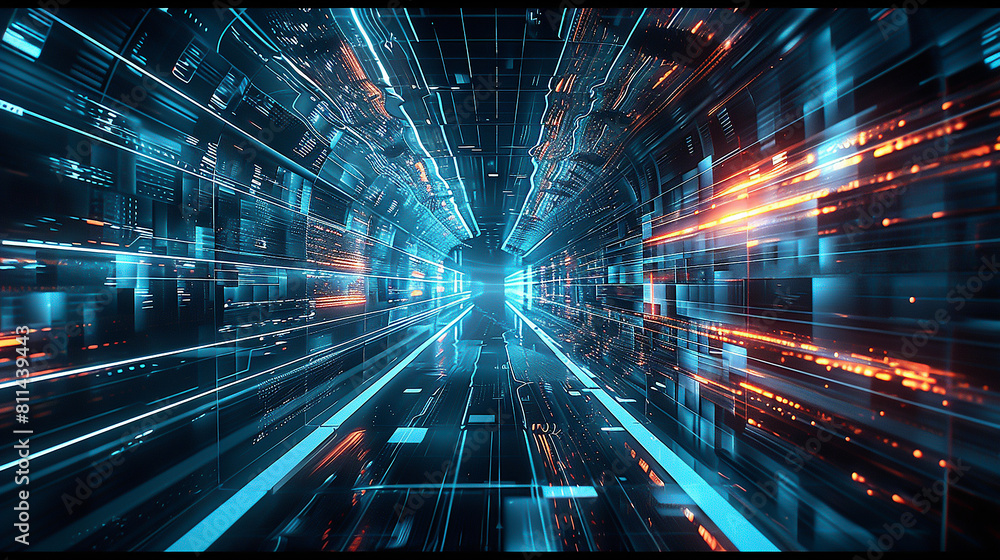 Fractal patterns depict a digital realm's abstract data architecture, surreal future Fractal patterns depict a digital realm's abstract data architecture, surreal future
