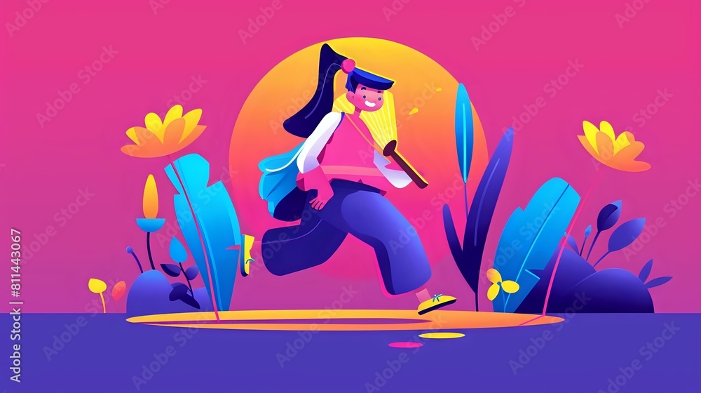 Radiant Smile in Qigong Meditation Oasis