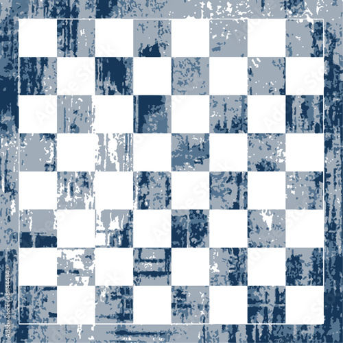 Grunge chess board pattern