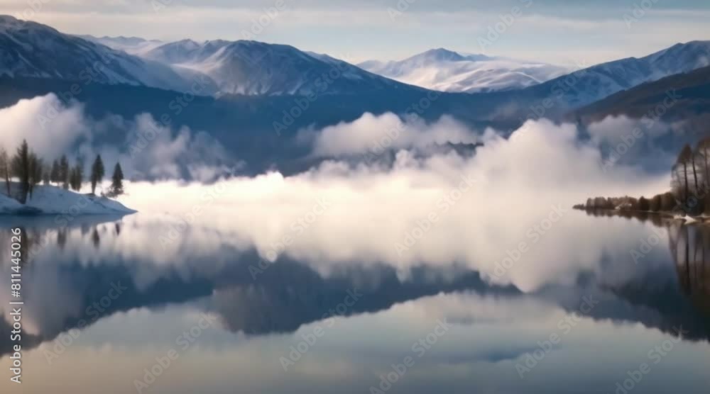 Scenic Aerial view of a iceberg in a glacier lake in Iceland surrounded by snowy mountains Scenic Aerial view of a iceberg in a glacier lake in Iceland surrounded by snowy mountains