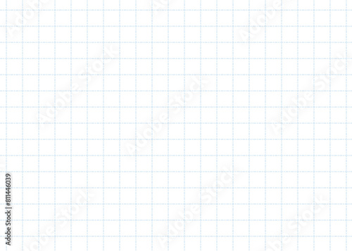 シンプルな点線とドットの方眼紙パターン、正方形グリッドのパターン