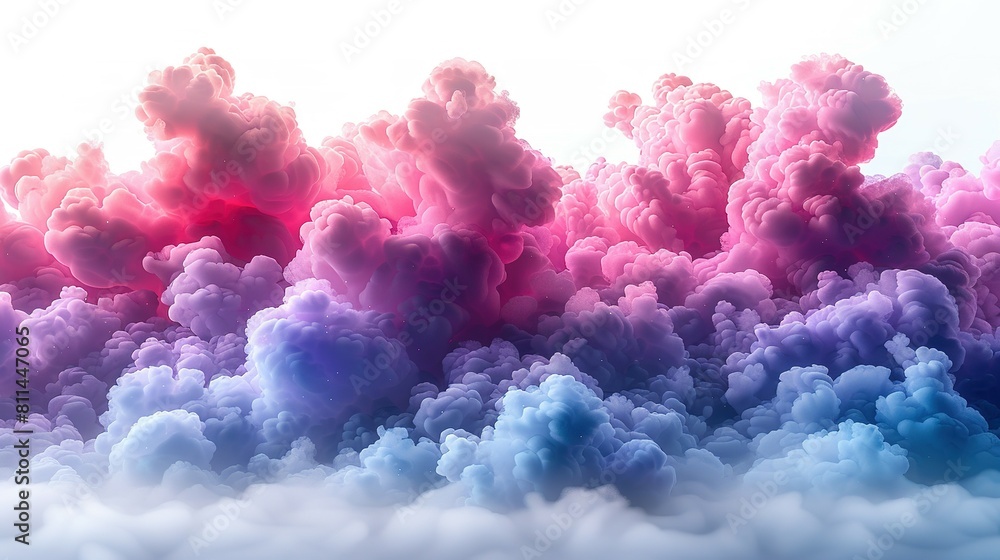 Whimsical Party Haze: Abstract Pink Fog and 3D Smoke Whimsical Party Haze: Abstract Pink Fog and 3D Smoke