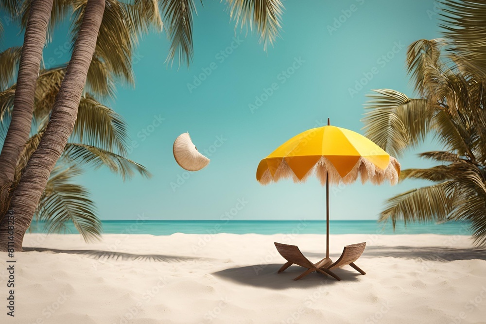 summer background design , beach background design summer vacation concept images 