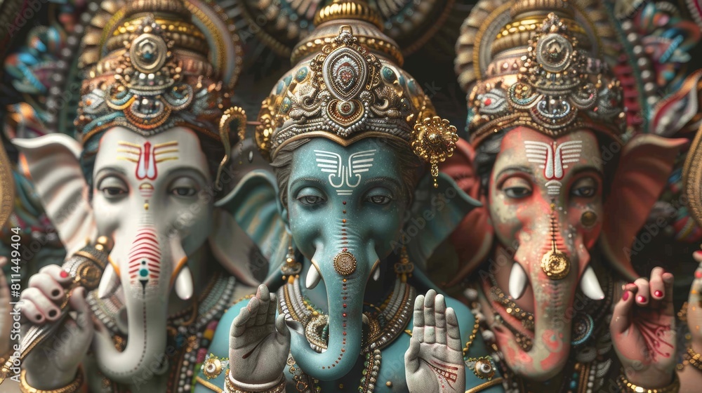 Hindu deities such as Ganesha Hindu deities such as Ganesha