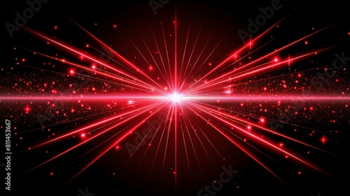 abstract technology design featuring geometric shapes with glowing line and particle realistic graphic shapes decoration in isolated elegant background, businsess background presentation 