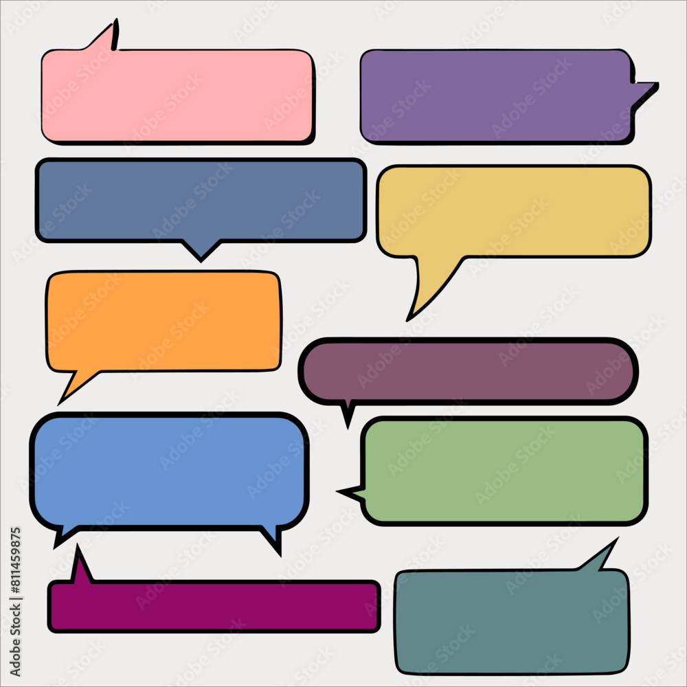 set of colorful labels set of colorful labels