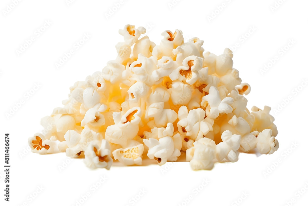 Flavorful salted popcorn in abundance