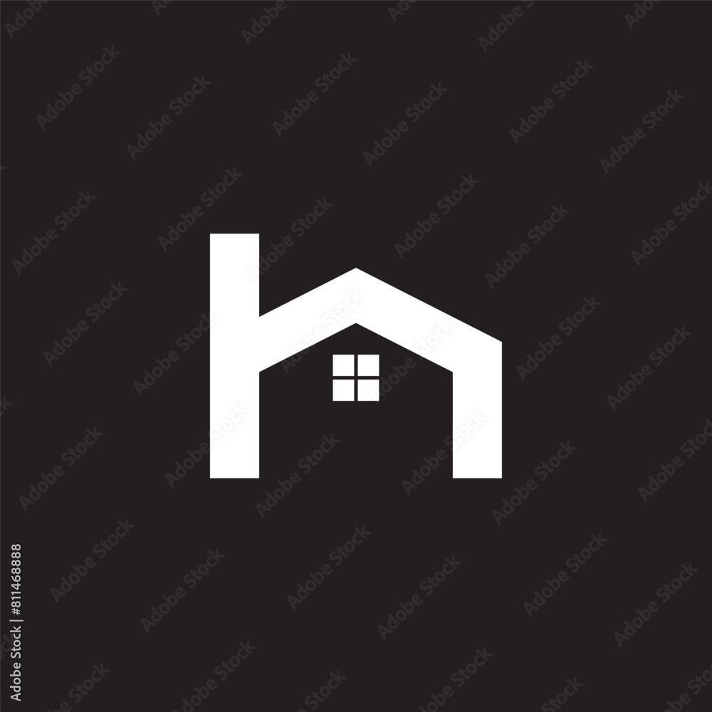 house minimalist simple logo design. house minimalist simple logo design.