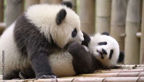 愛くるしい母子の絆 - ジャイアントパンダの優しい抱擁