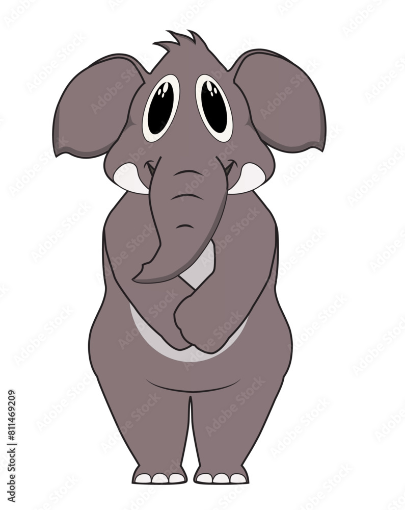 Fototapeta premium cartoon elephant