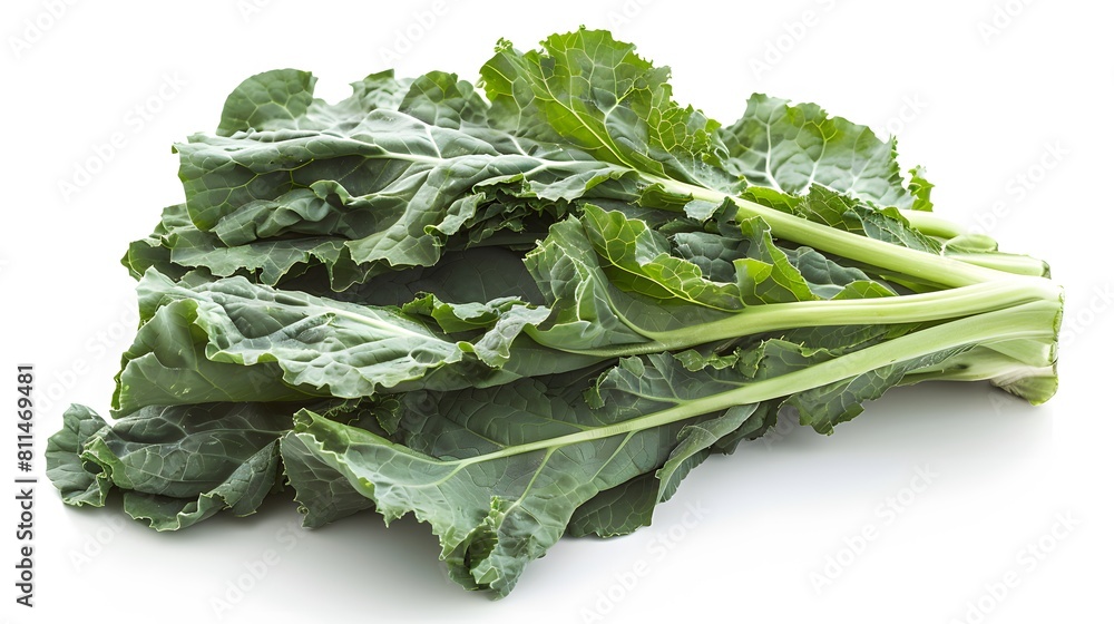 Pile of greens heaped together, with green spinach isolated on a white background. Pile of greens heaped together, with green spinach isolated on a white background.