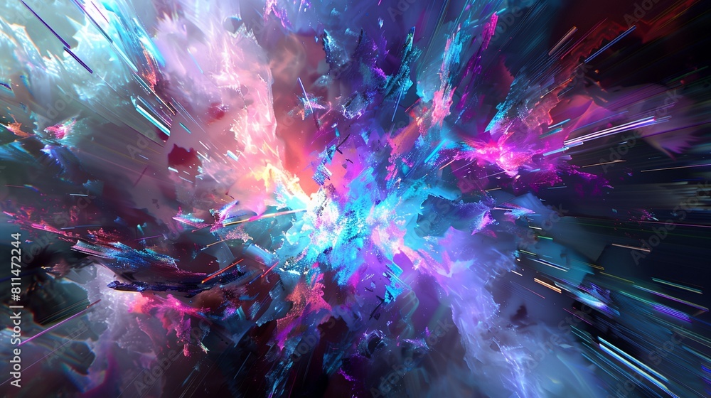 a colorful abstract painting a colorful abstract painting