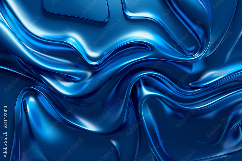 Obraz premium fabric blue shinny gradient textures