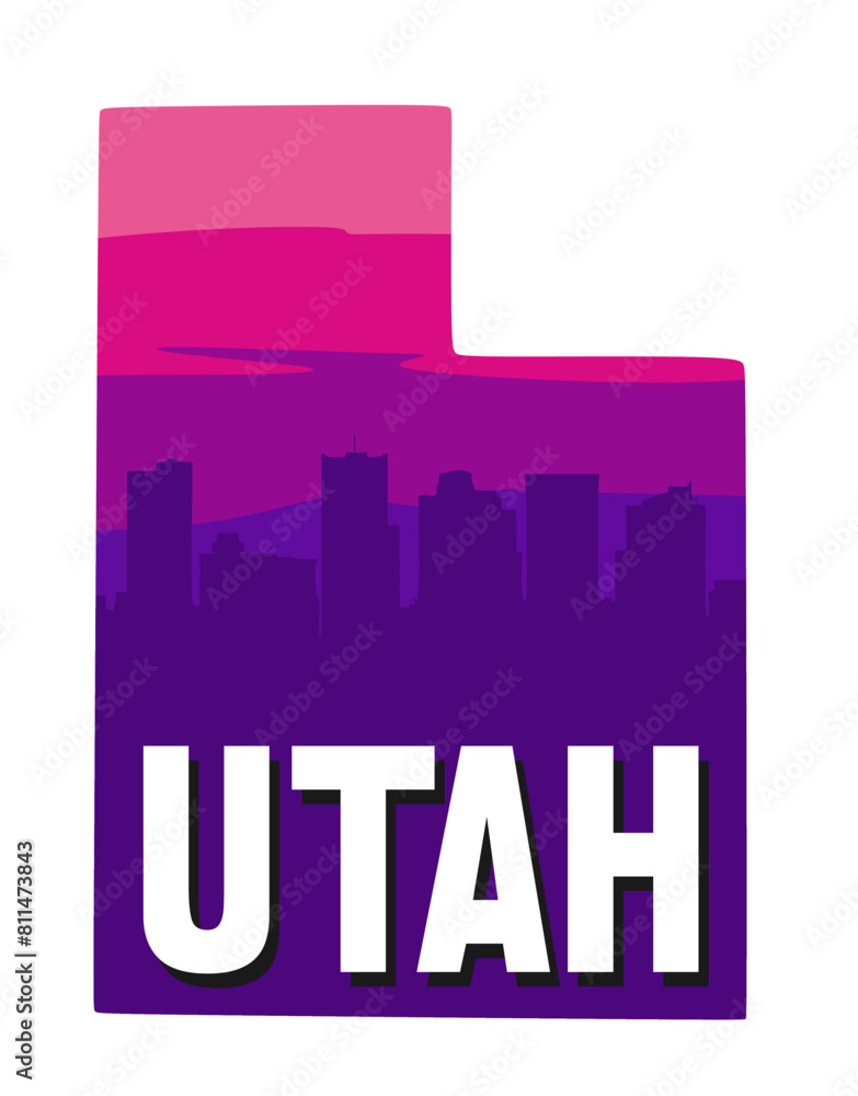 Fototapeta premium utah state with beautiful views