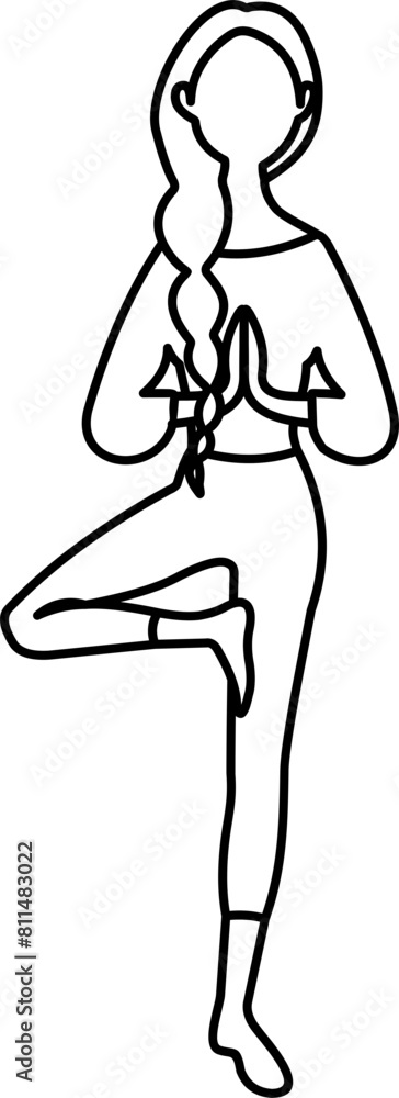 Yoga Movement Line Style Yoga Movement Line Style