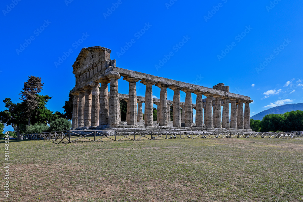 Fototapeta premium Temple of Athena - Paestum, Italy