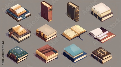 A set of different books 