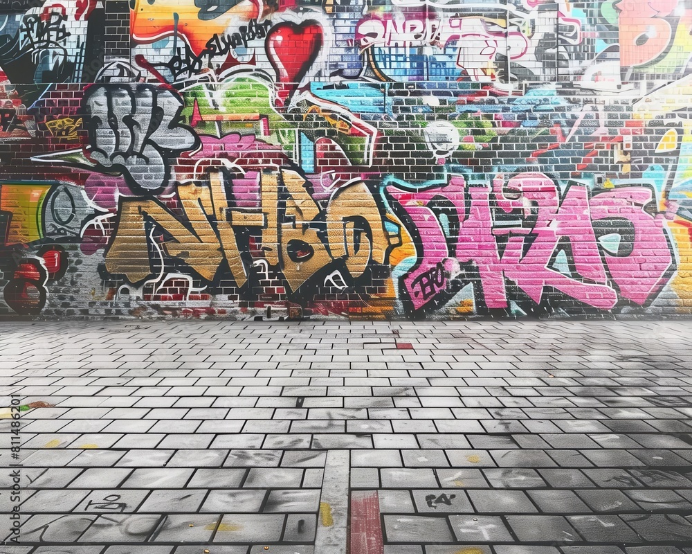 Obraz premium Urban graffiti wallpaper