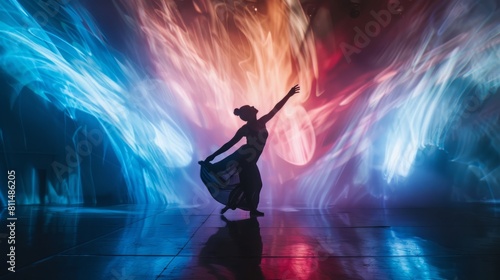 Surreal dance performance evoking a sense of wonder and awe © KerXing