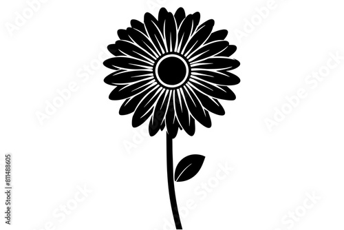 gerbera flower vector illustration